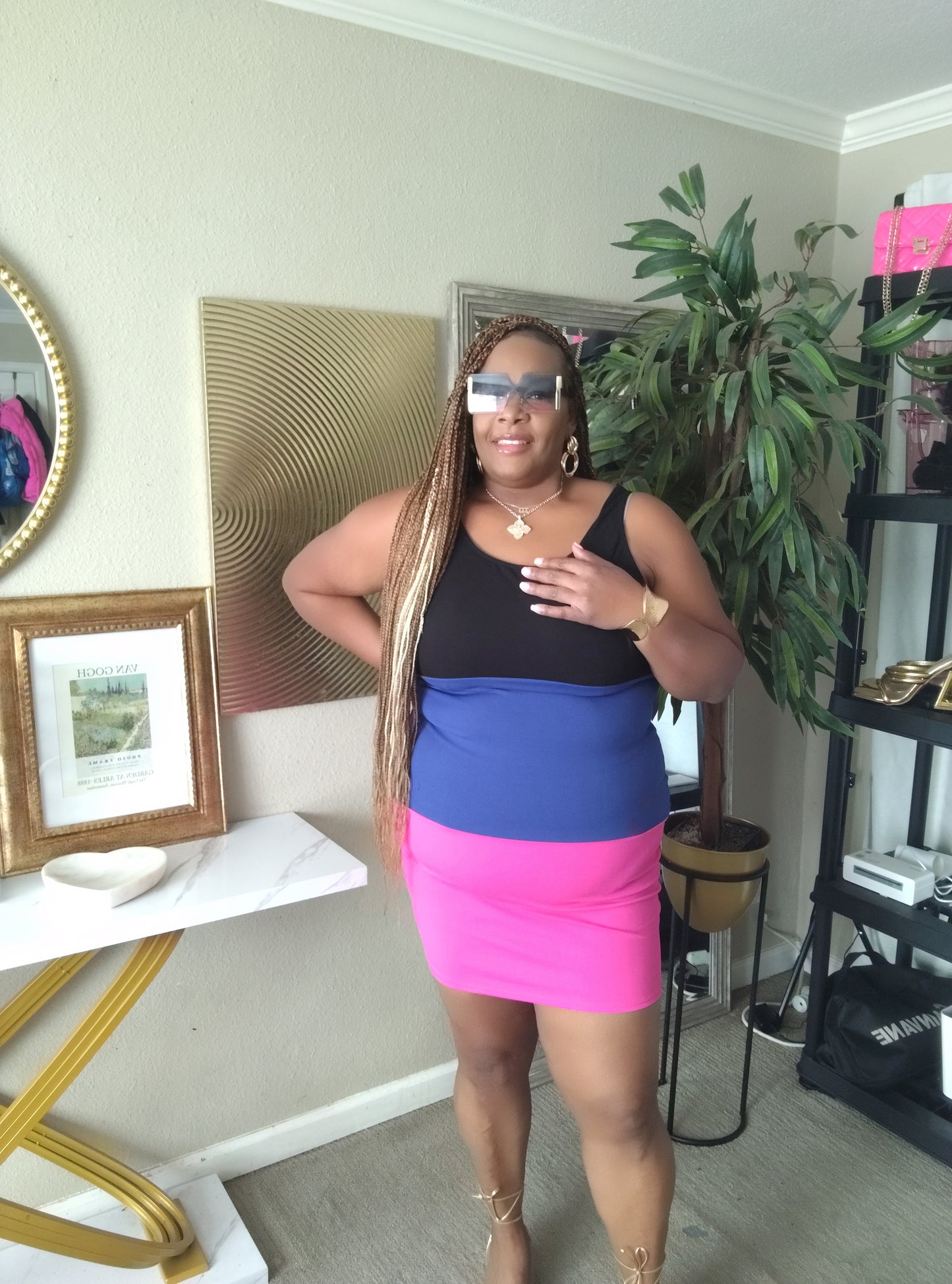 The Main Character Stripe Midi