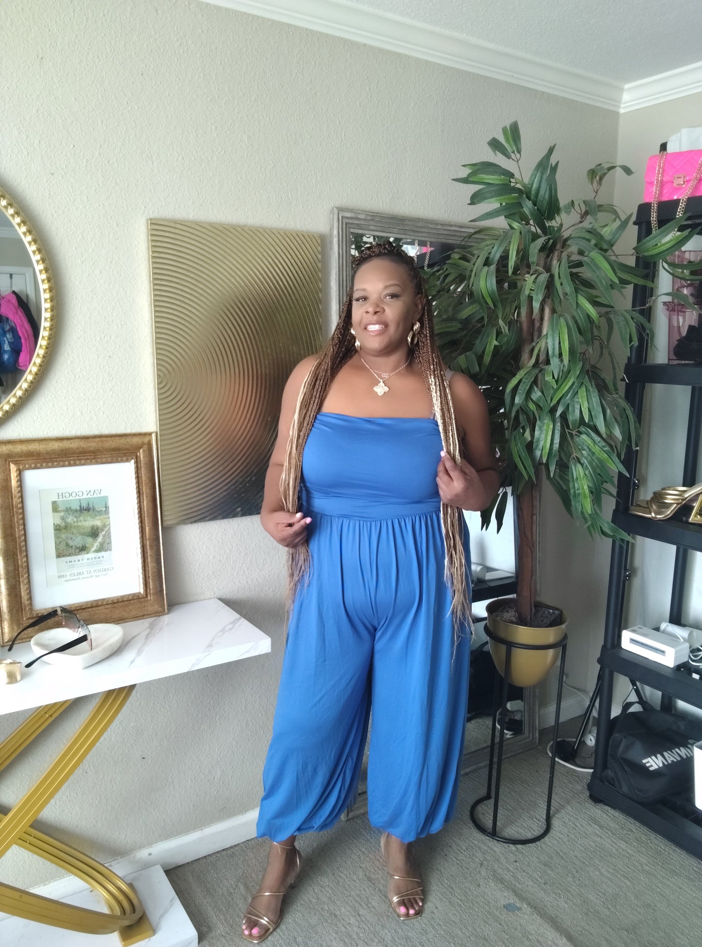 The Blue Hour Ruched Jumpsuit