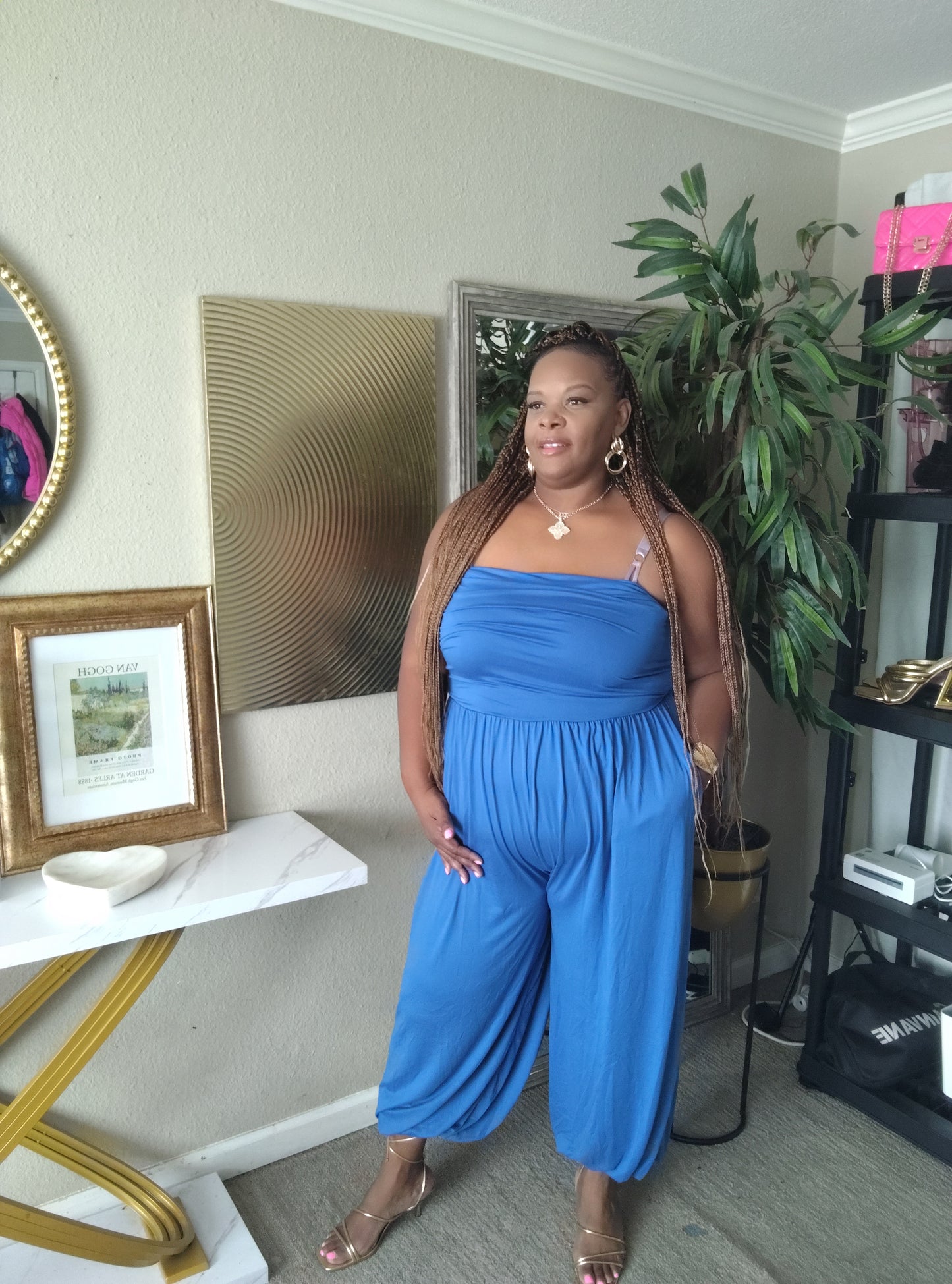 The Blue Hour Ruched Jumpsuit