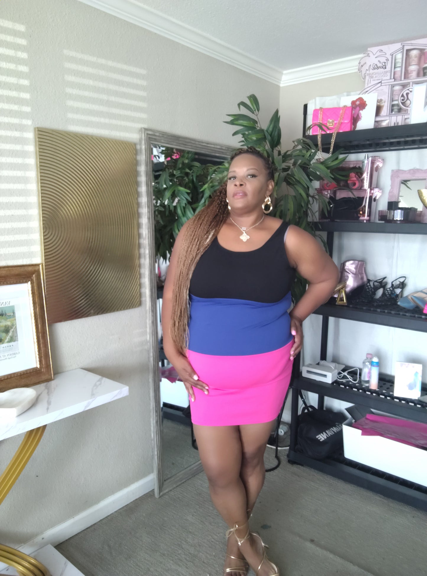 The Main Character Stripe Midi